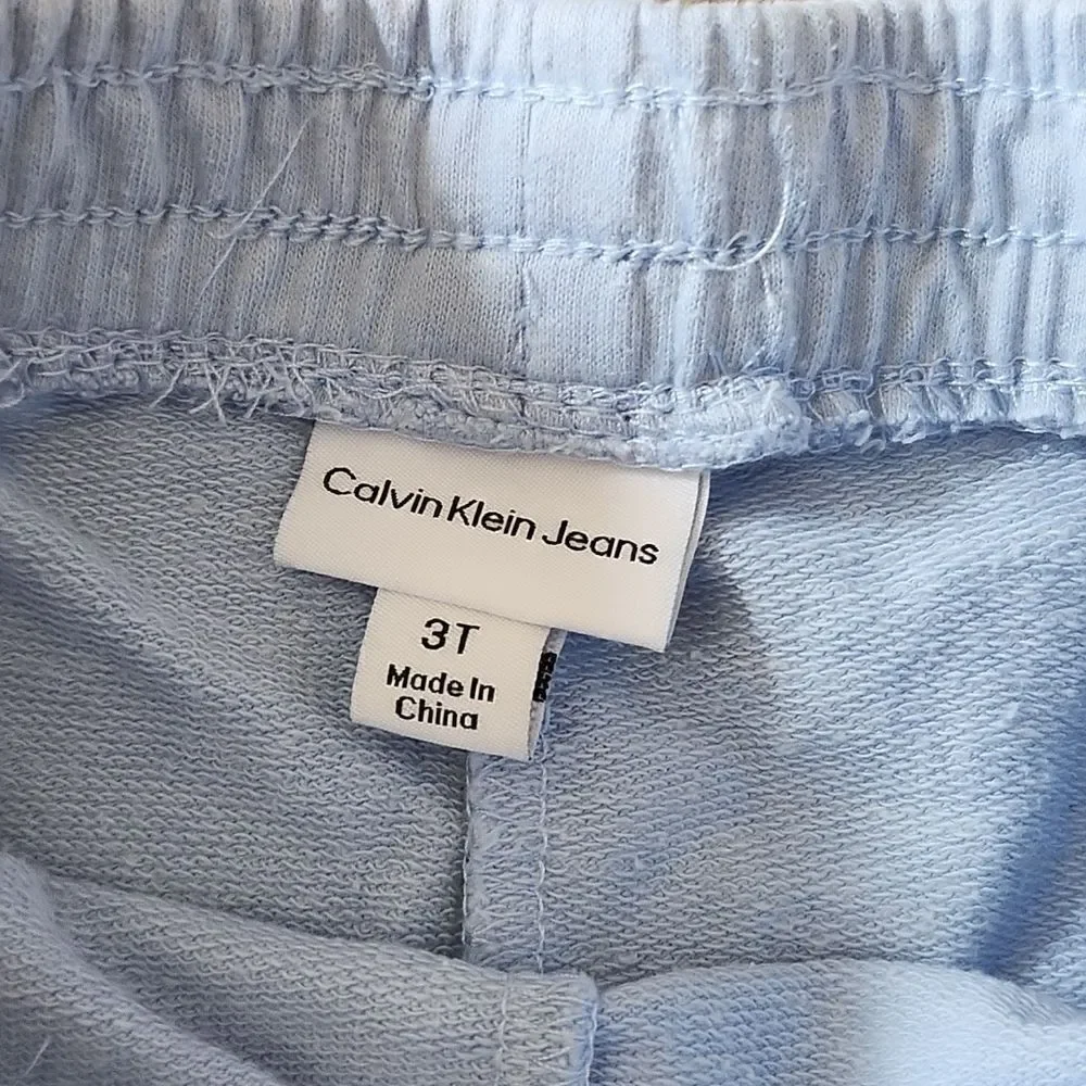 3T light blue jogger set Calvin Klein